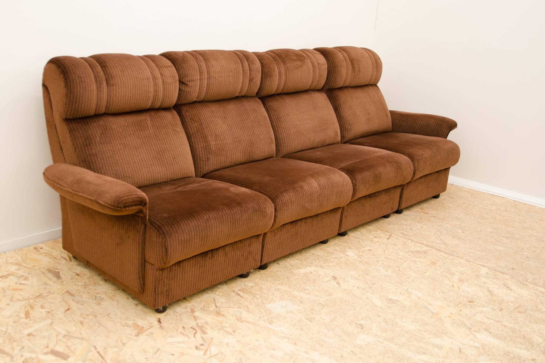 Canapé modulaire vintage, années 1980, Europe de l'Ouest