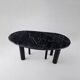 Vintage design marble desk / dining table, 1980s.