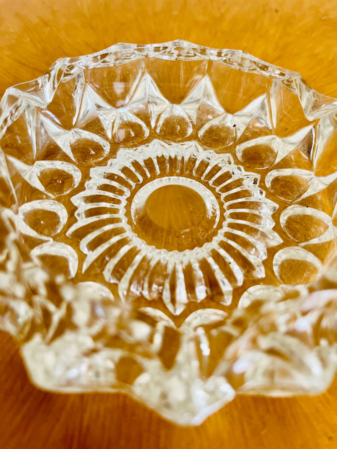 Vintage glass ashtray