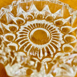 Cendrier en verre vintage