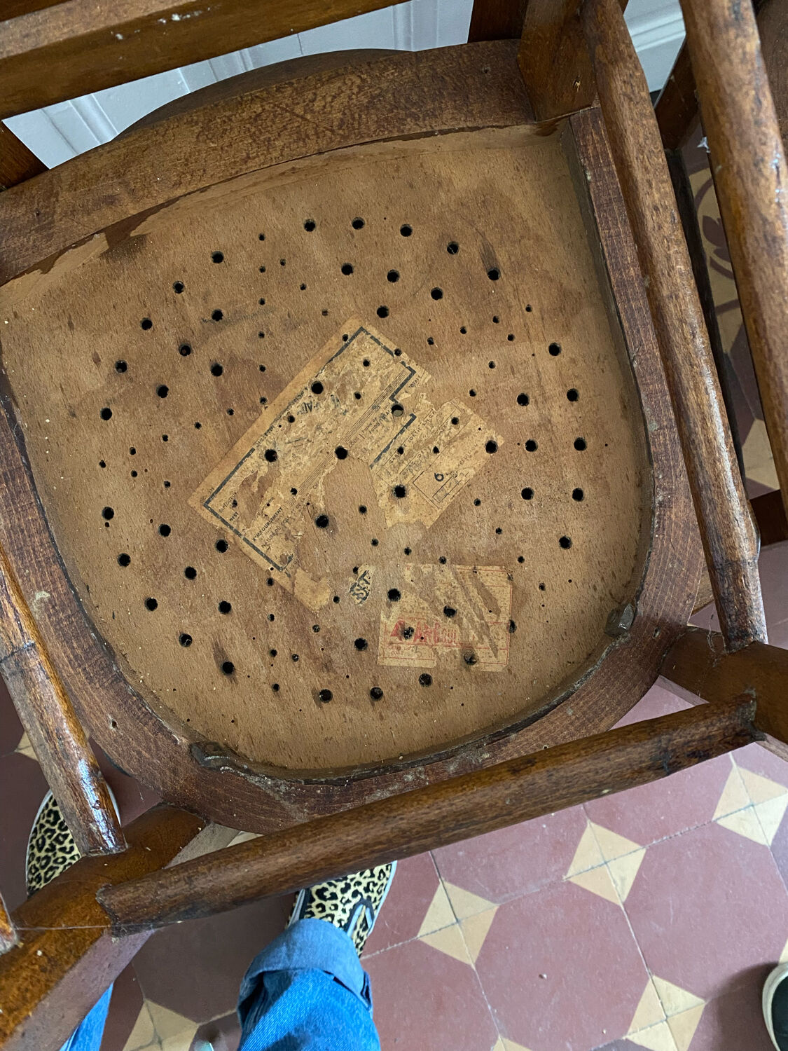 Ensemble de 4 chaises bistrot Luterma