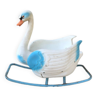Old rocking swan