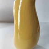 Vintage yellow sculptural pitcher 70s design