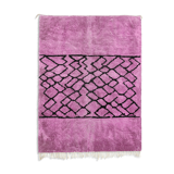 Modern Moroccan carpet pink
