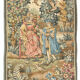 Tapestry of Louvières representing medieval scene