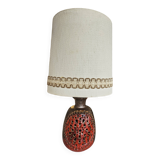 Fat lava ceramic lamp