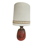Fat lava ceramic lamp