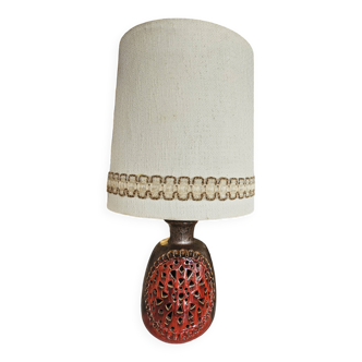 Fat lava ceramic lamp