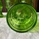 Green orangeade glasses, Italy, 1970s