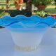 Coupe en verre soufflé filigrané Murano