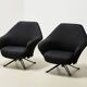 Osvaldo Borsani Pair of P32 Lounge Chairs for Tecno Italy 1956