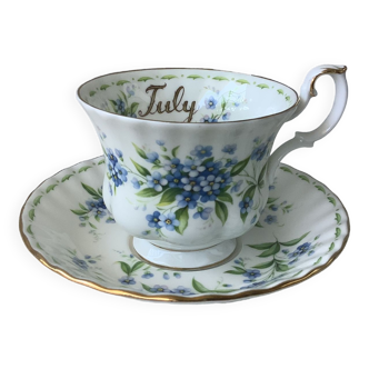 Royale Albert Flower of the month tea cups - Flower of the month June