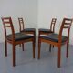 Danish Teak Dining Chairs, 1960s, Set of 4