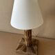 Vintage wooden table lamp