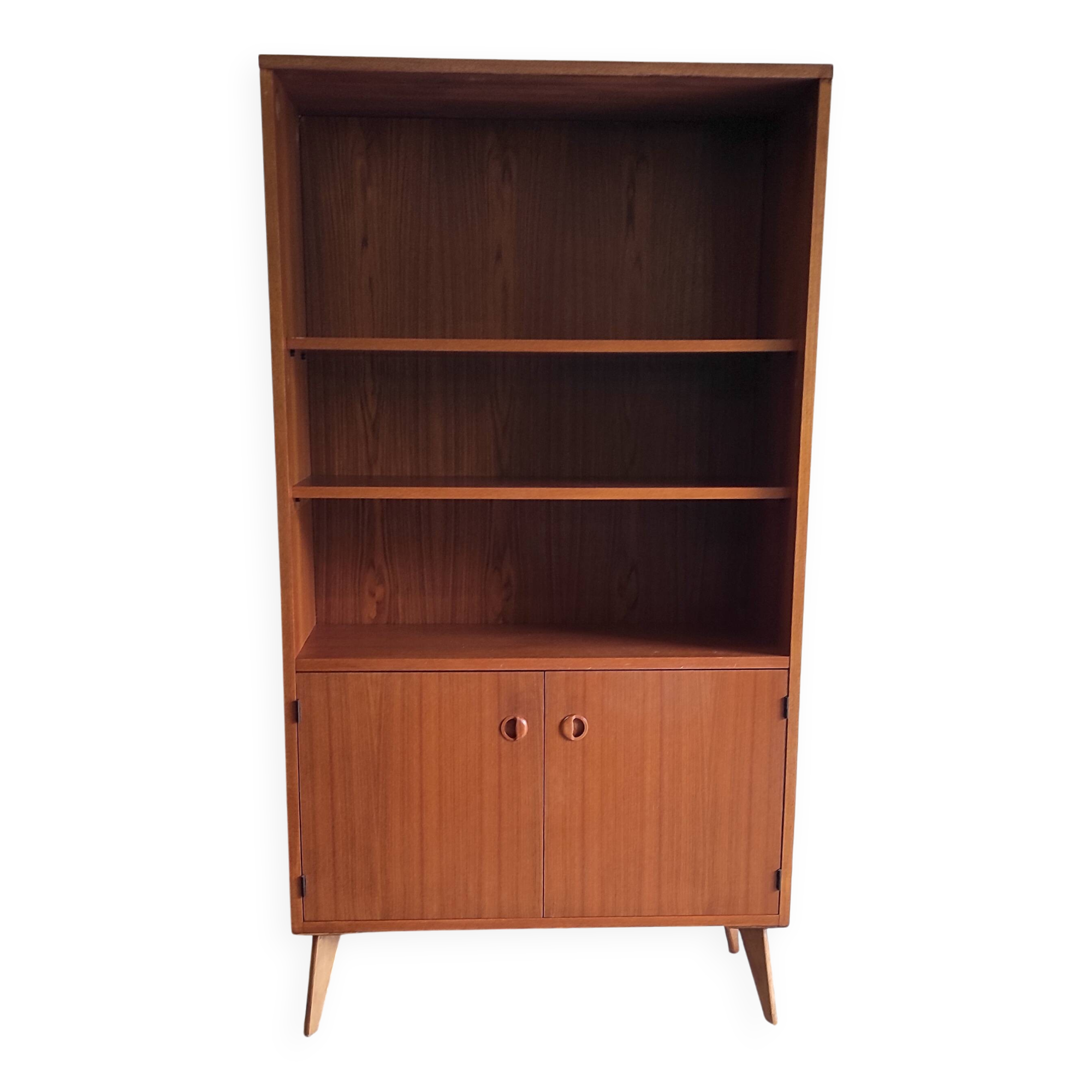 Scandinavian-style teak bookcase, 1960s