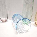 Ensemble de six verres à boire en verre de Murano multicolore par Vincenzo Nason