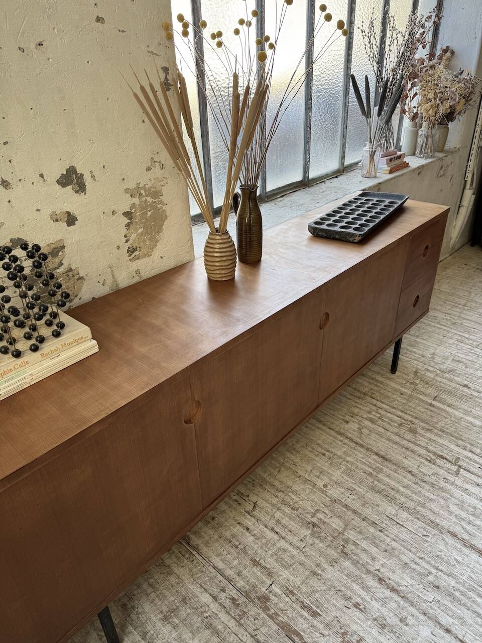 French modernist teak sideboard 1960
