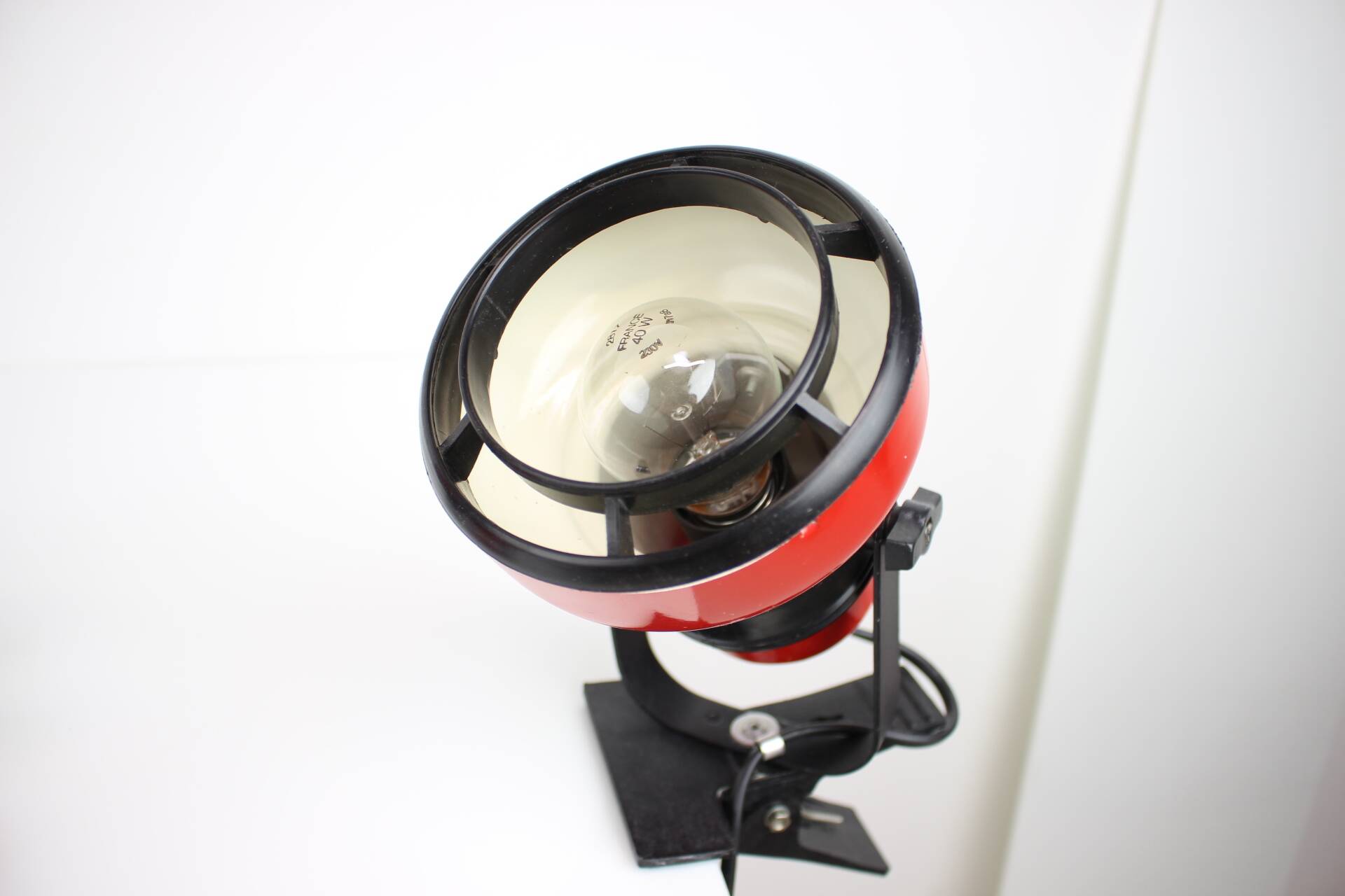 Set of Two Mid-Century Wall or Table Lamps by Elektrofem, Hungary, 1970s