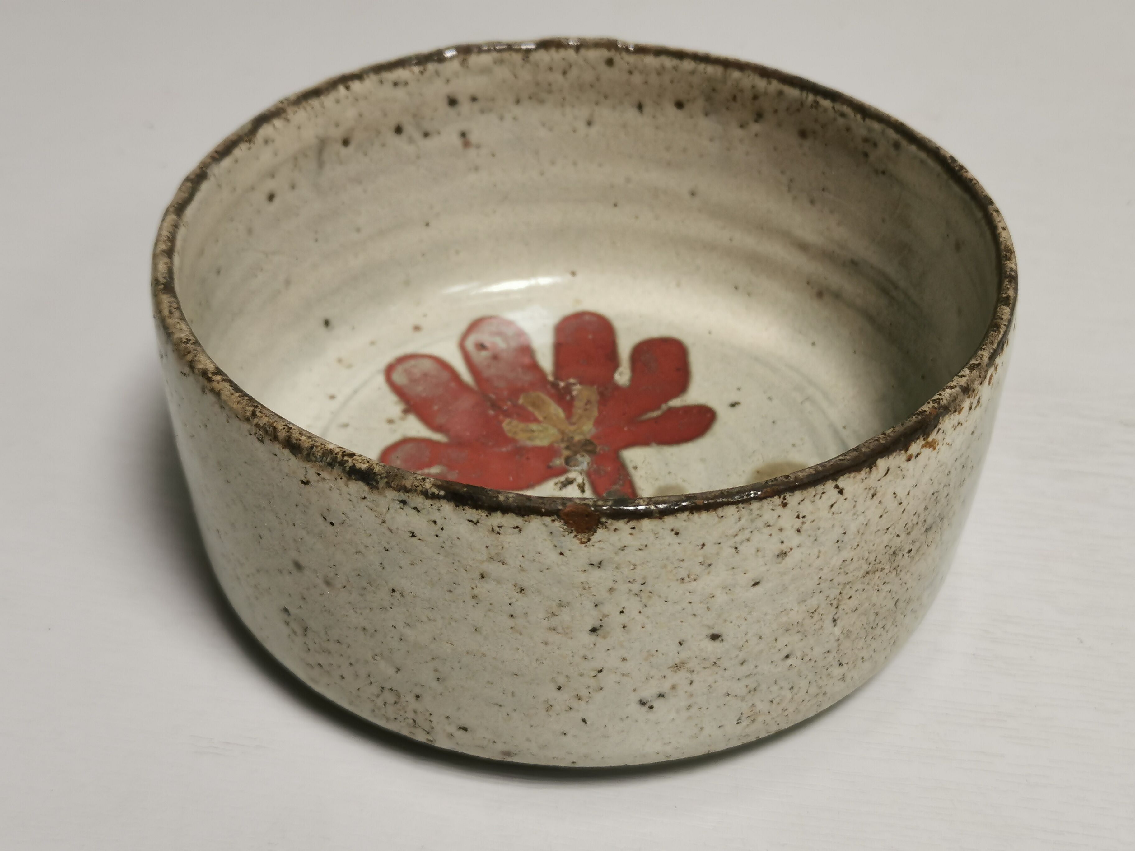 Bowl , Cut , empty pocket Vintage , Ceramic Gustave Reynaud le Murier Vallauris