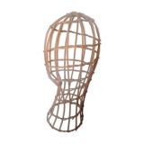 Wicker mannequin head