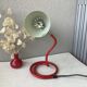 Lampe serpent vintage métal