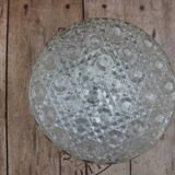 Moulded glass ceiling light