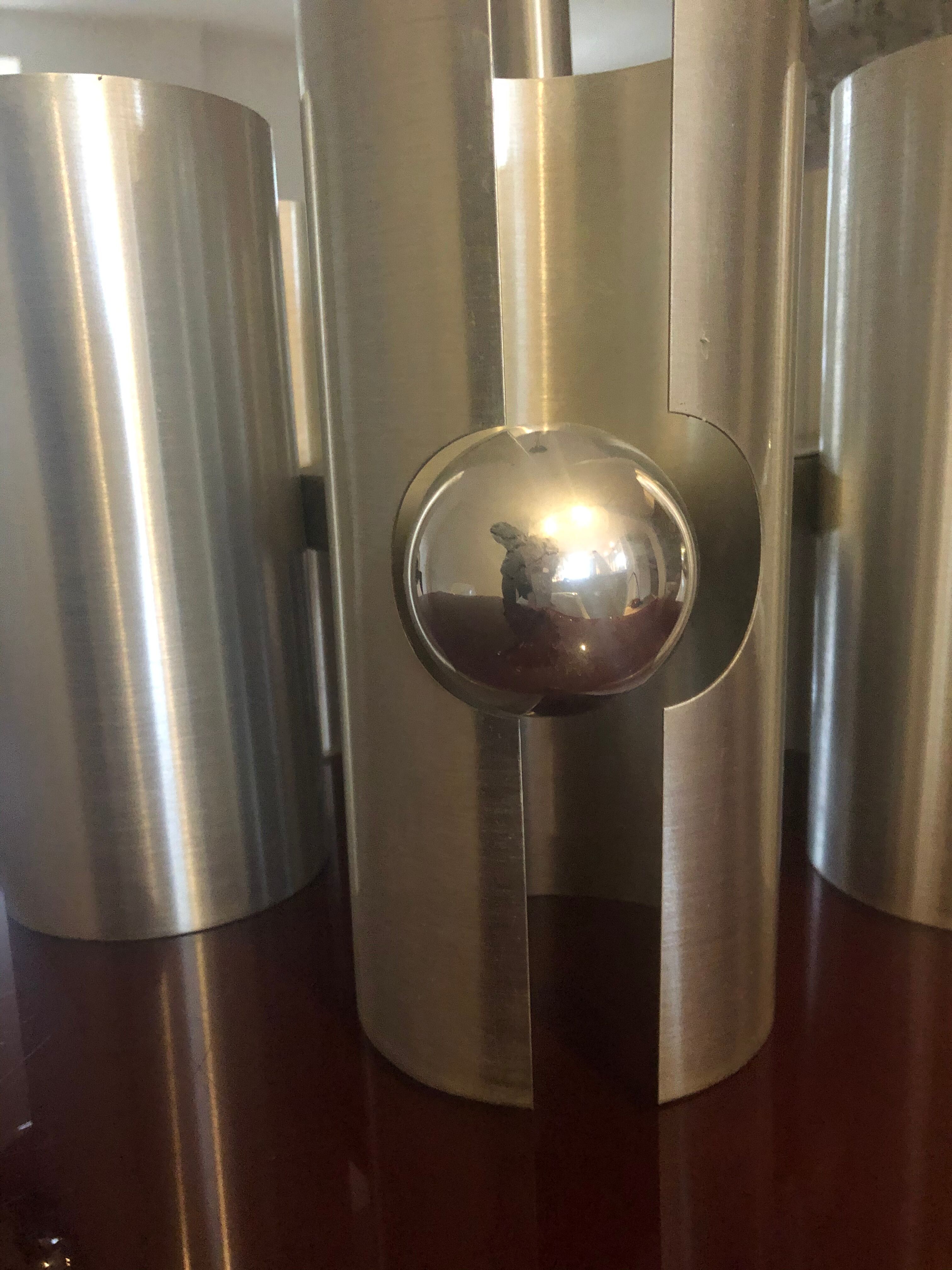 Chandelier set and Wall Lamps Space age