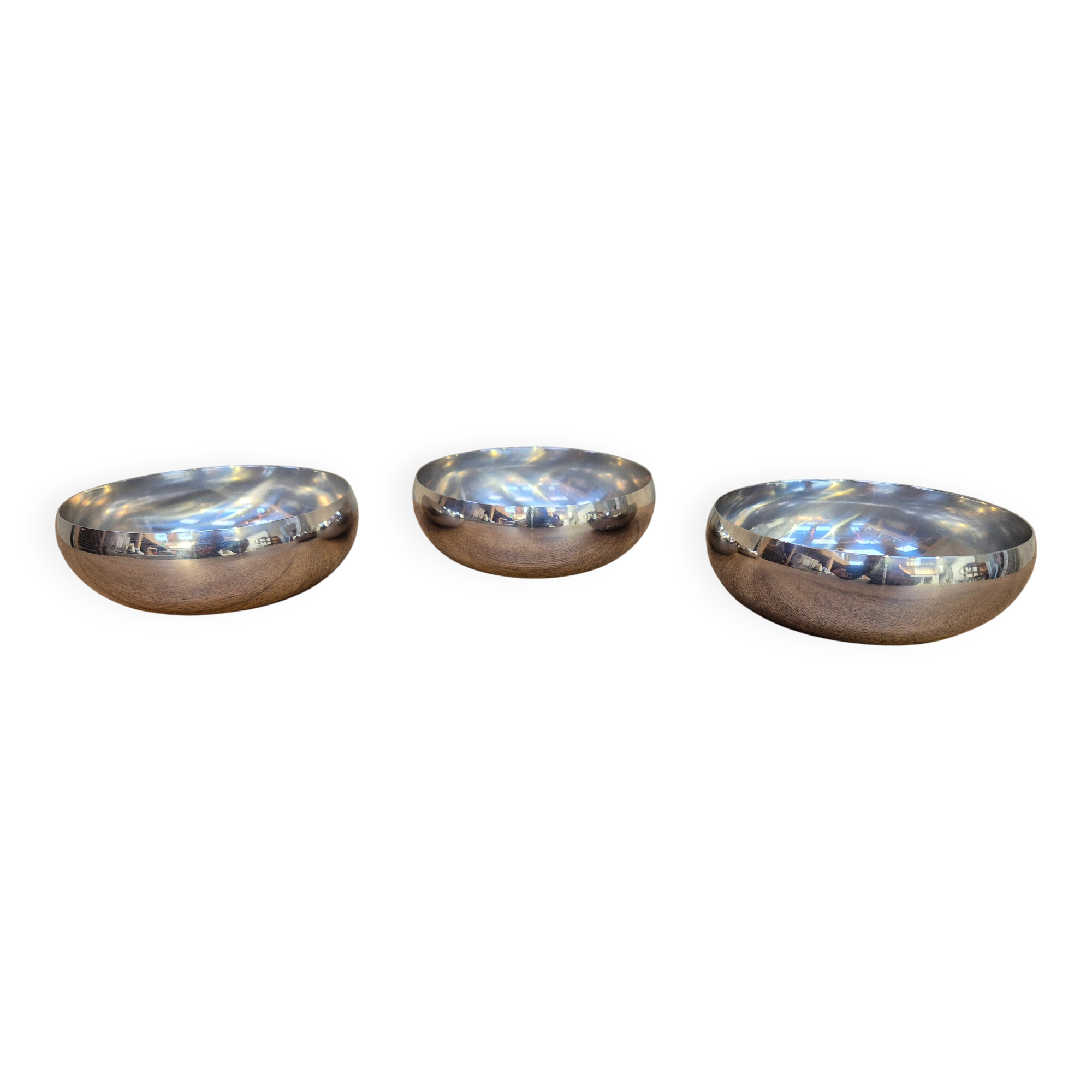 Stainless steel fruit bowls