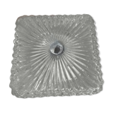 Ceiling lamp molded glass 50 years 23,5 cm