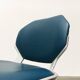Stackable vintage leather dining chairs from the German space age by Fröscher, 1970s, set of 2.