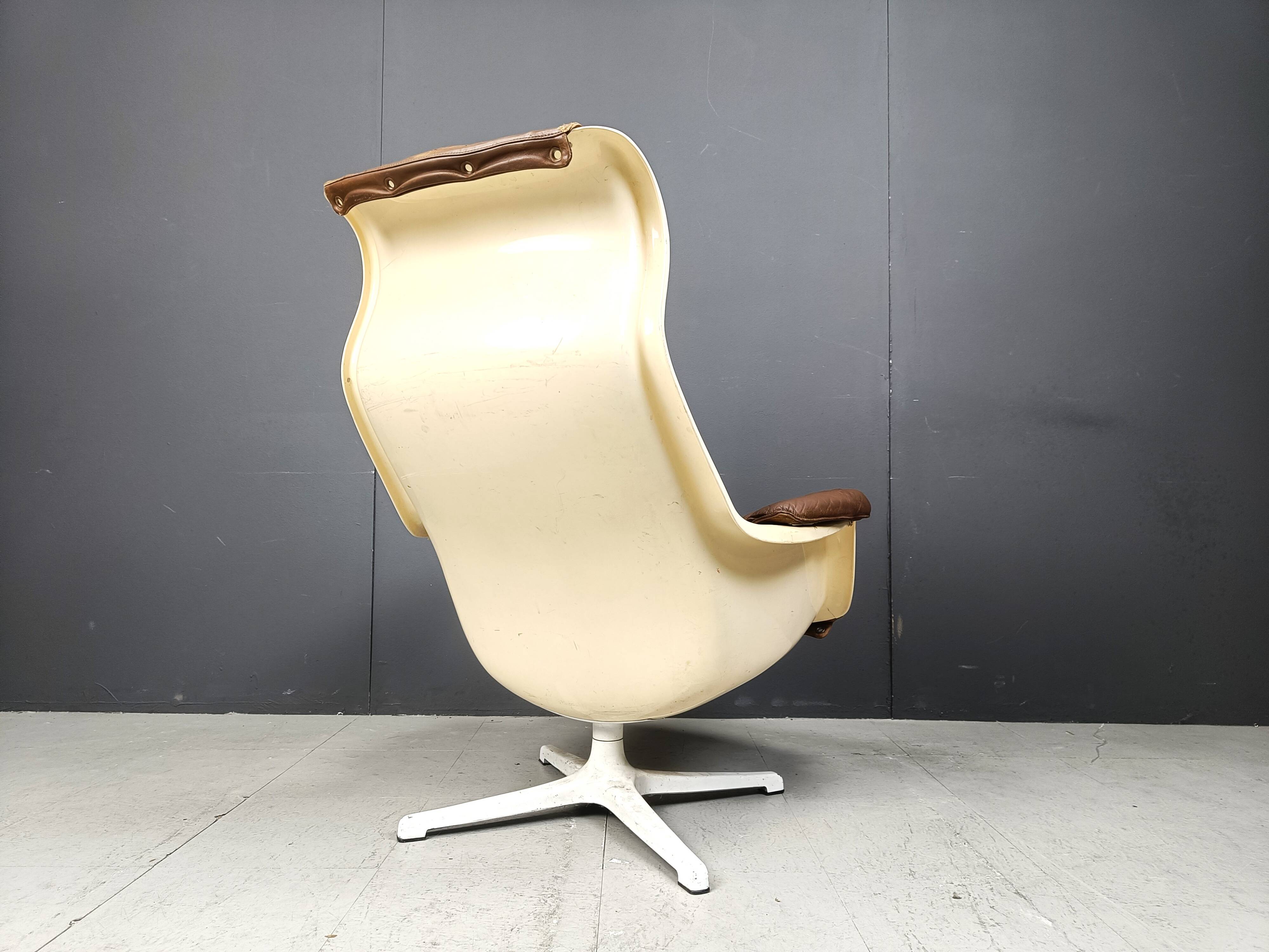 Mid-Century Space Age Galaxy Armchair by Alf Svensson for Dux, 1968
