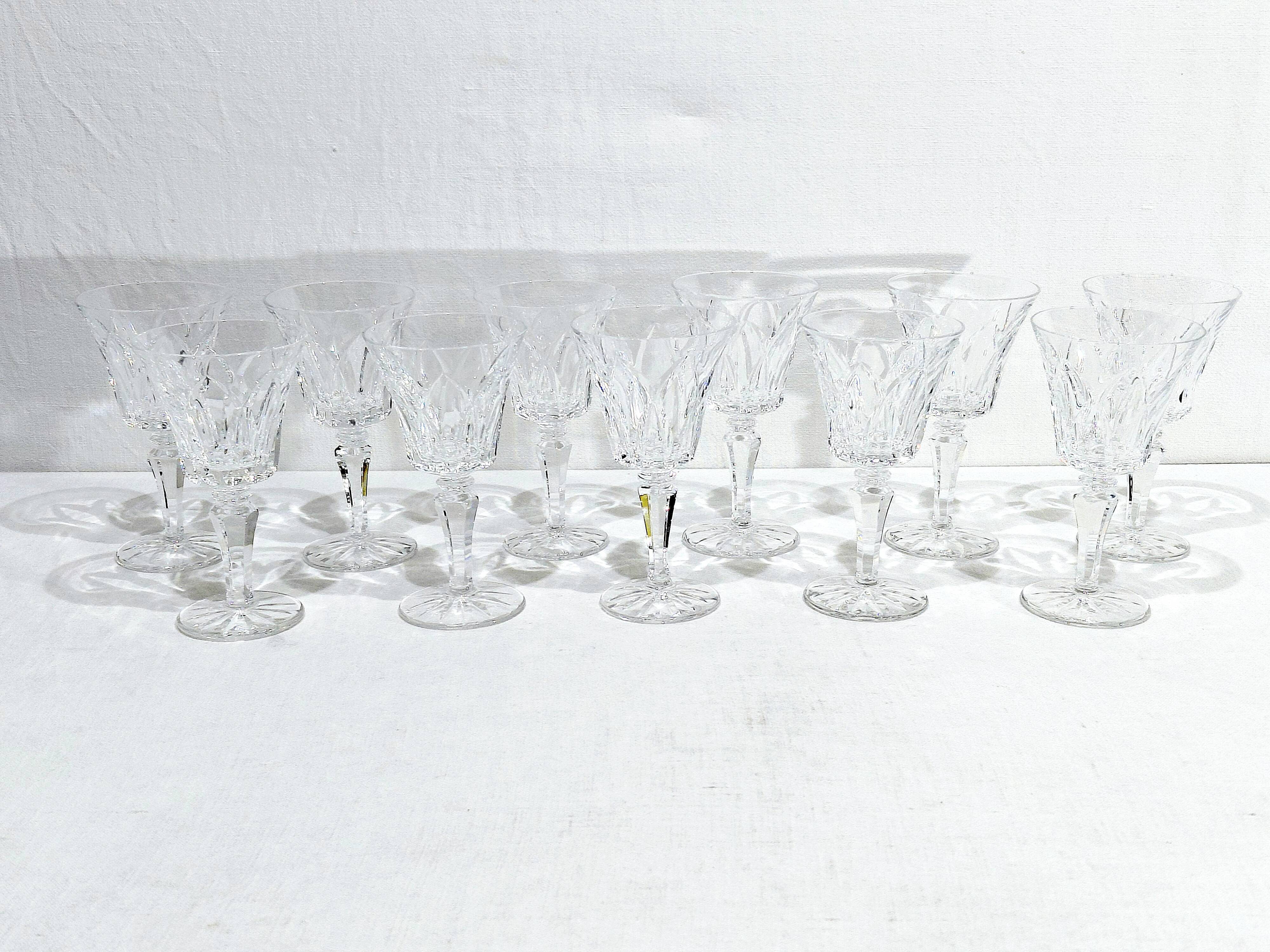 11 LIQUEUR GLASSES ST LOUIS CAMARGUE MODEL