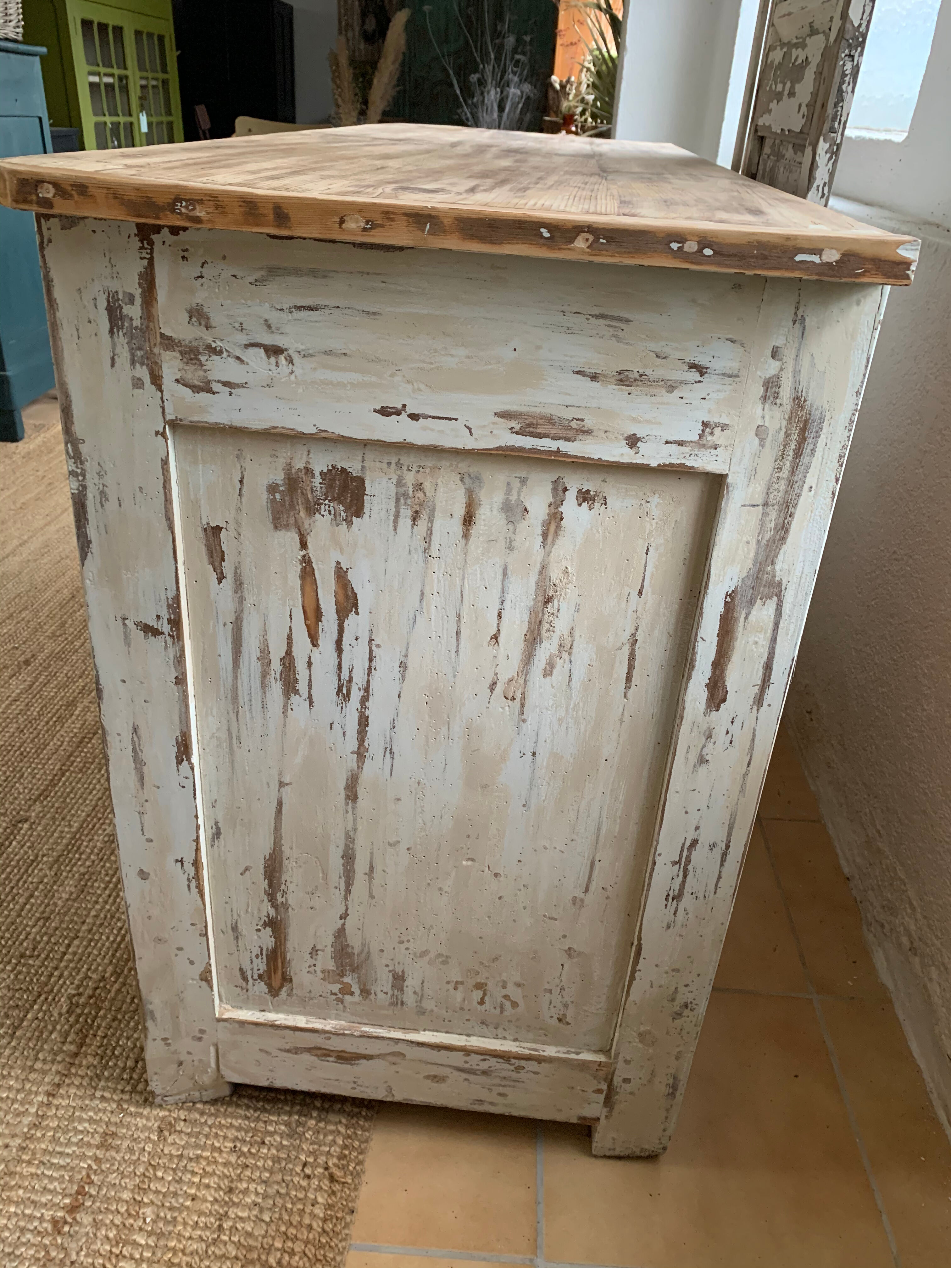 Antique patinated furniture