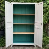 Antique Parisian paneled wardrobe, 1940