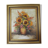Oil on canvas signed