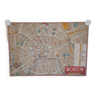 Map Map of the city of Moscow