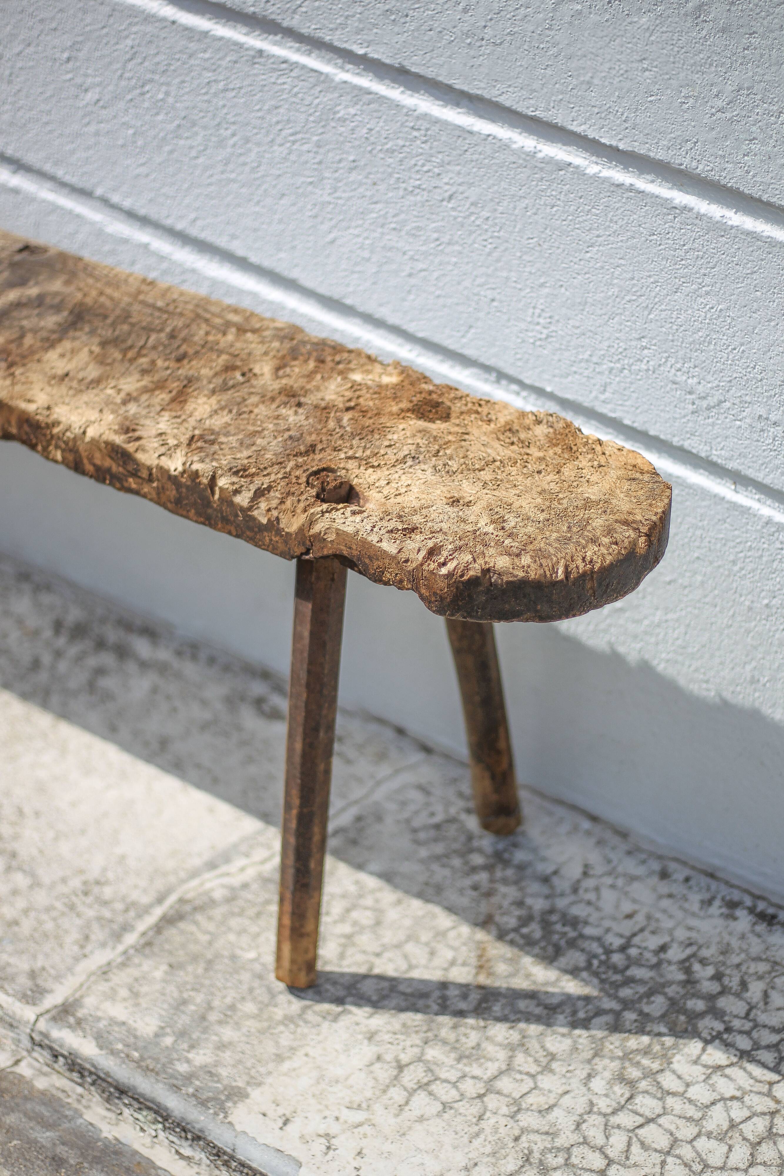 Old farm bench, vintage wooden bench, vintage bench