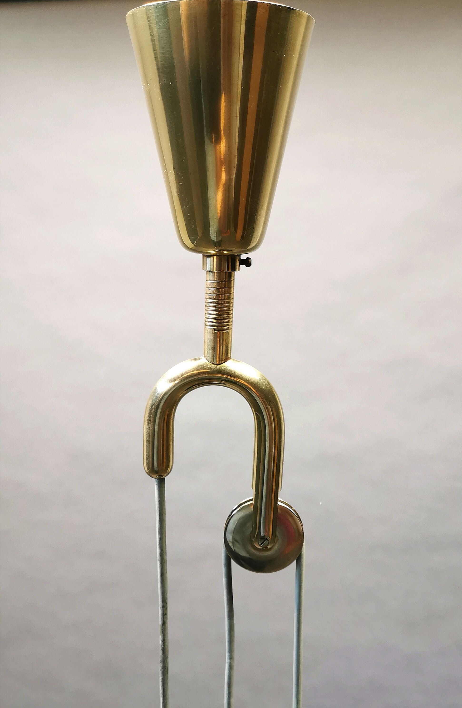 Angelo Lelli pendant lamp 12126 for Arredoluce 1947