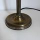 Vintage 1900 Clichy glass paste lamp, brass workshop desk - 60 cm