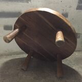 Coffee table brutalizes oak