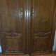 Antique oak doors in louis xv style