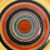 Plat circulaire polychrome MGA Tullio d'Albisola (Tullio Mazzotti)