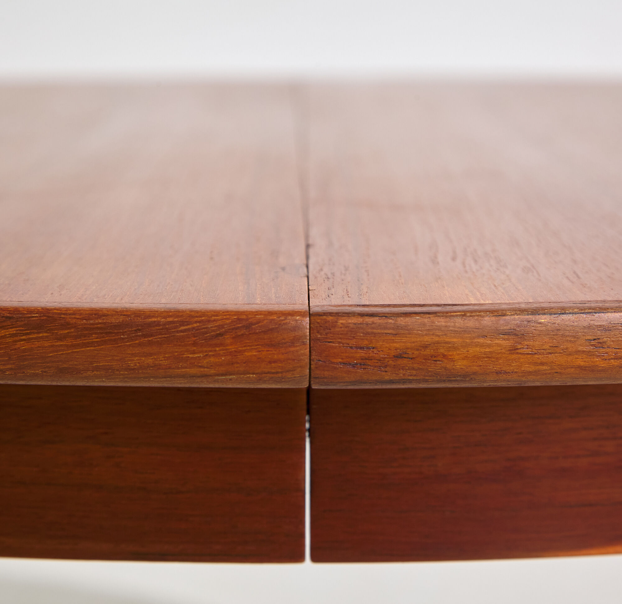 Restored teak dining table
