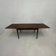 Table à manger extensible vintage en bois, années 60