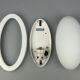 60s 70s wall lamp lamp Glashütte Limburg number 3683 Space Age design