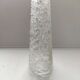 3 globes tulips elongated glass molded glass old 1950/1960
