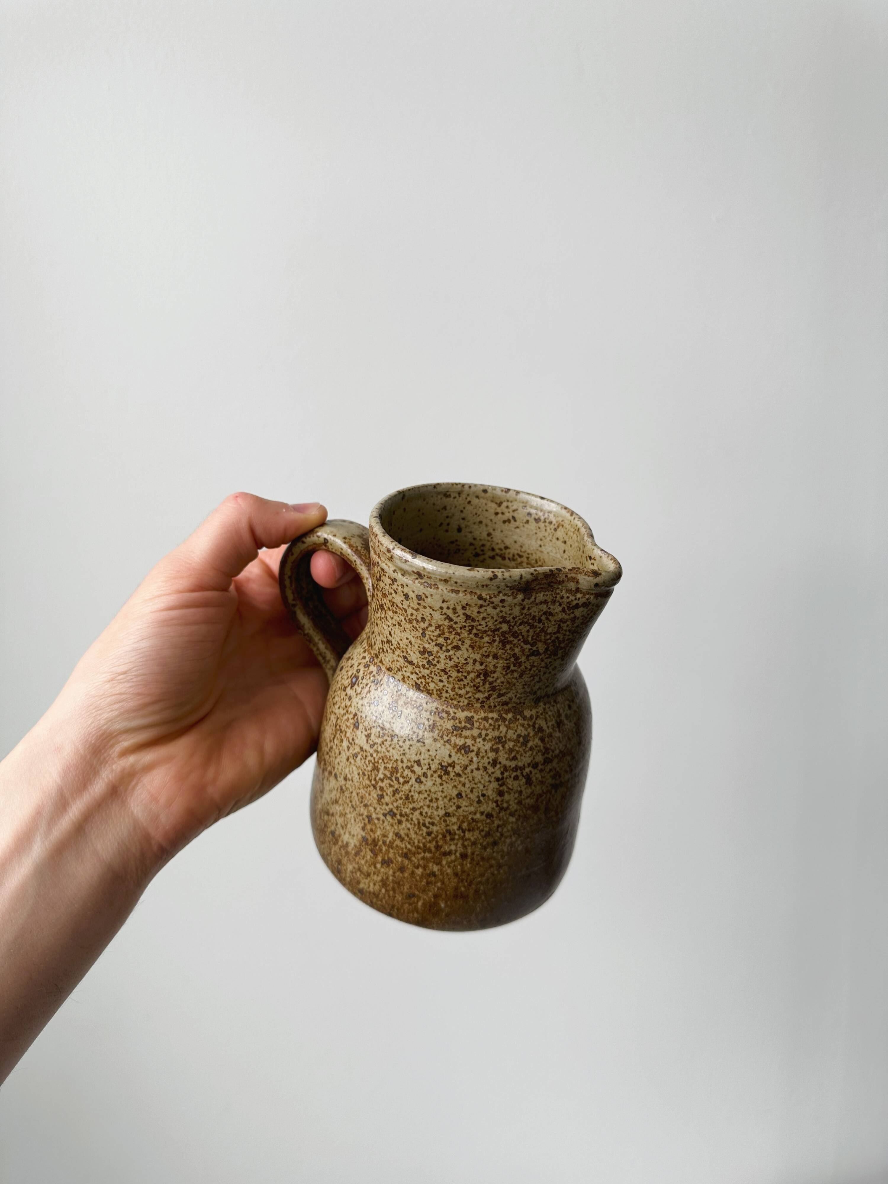 Pyrite ceramic milk jug