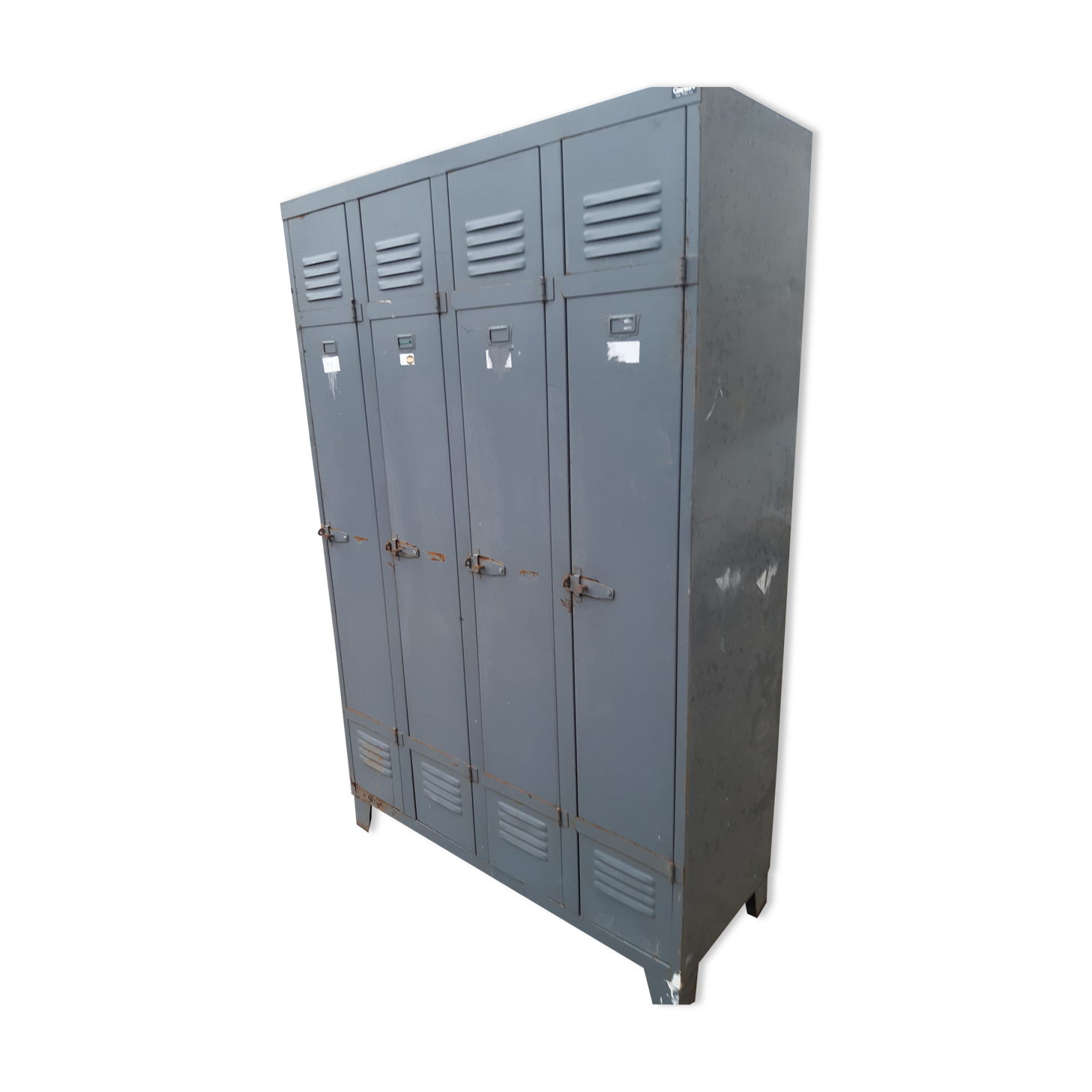 4-door metal wardrobe