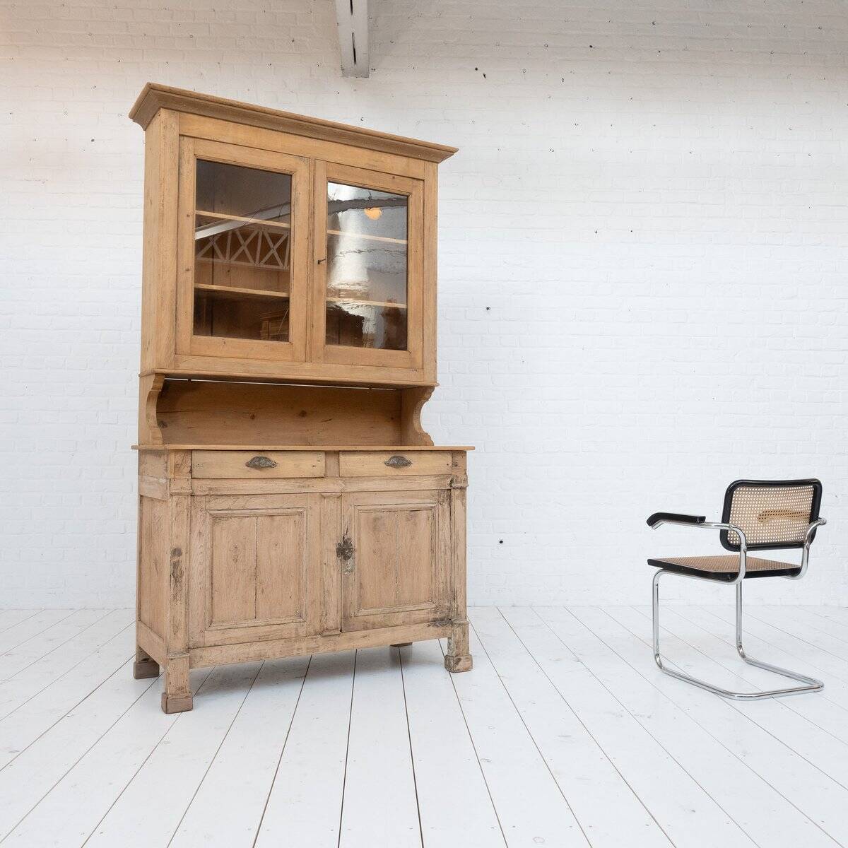 Vintage Cupboard in Elm and Fir, 1930