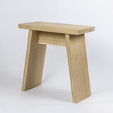 Japanese solid oak stool